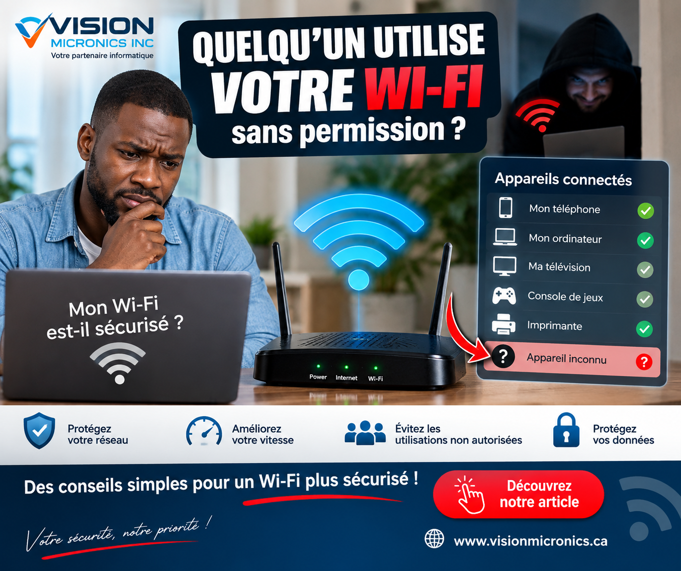 🔴 Comment savoir si quelqu’un utilise votre Wi-Fi...